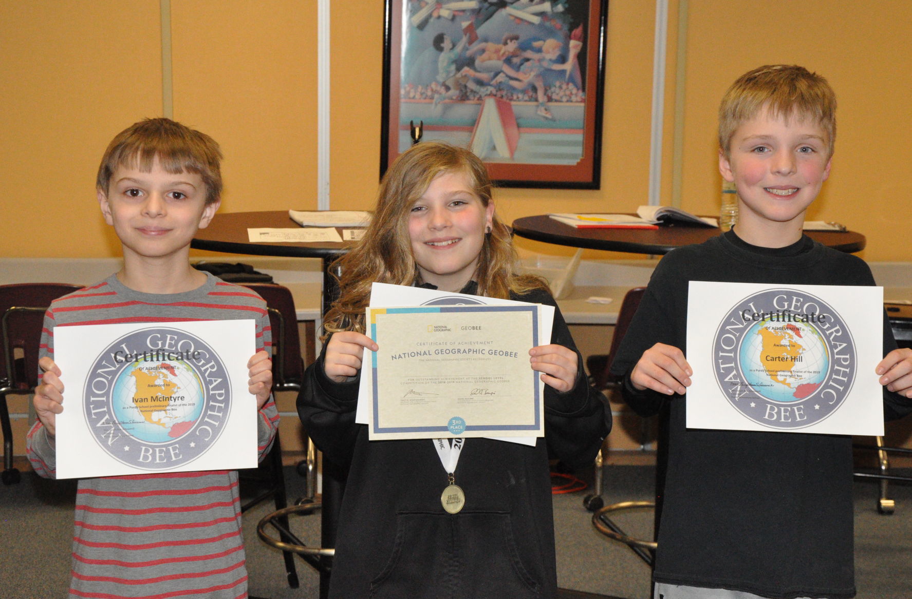 Geography Bee winners